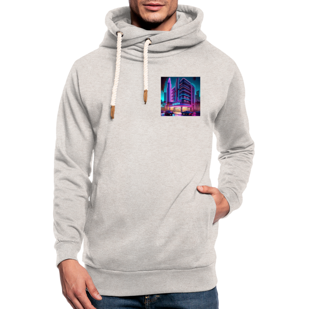 Cyber girls hoodie - heather oatmeal