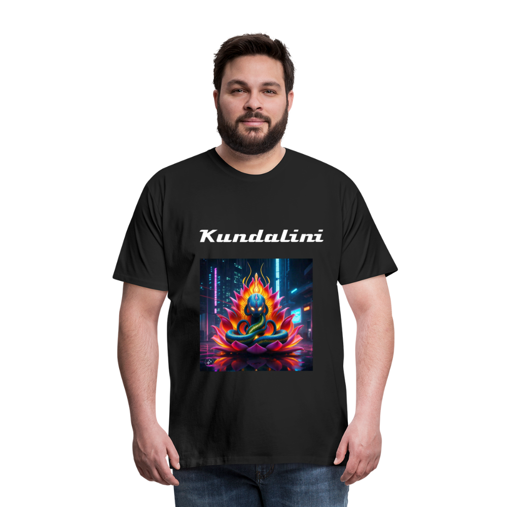 kundalini Lotus Serpent shirt - black