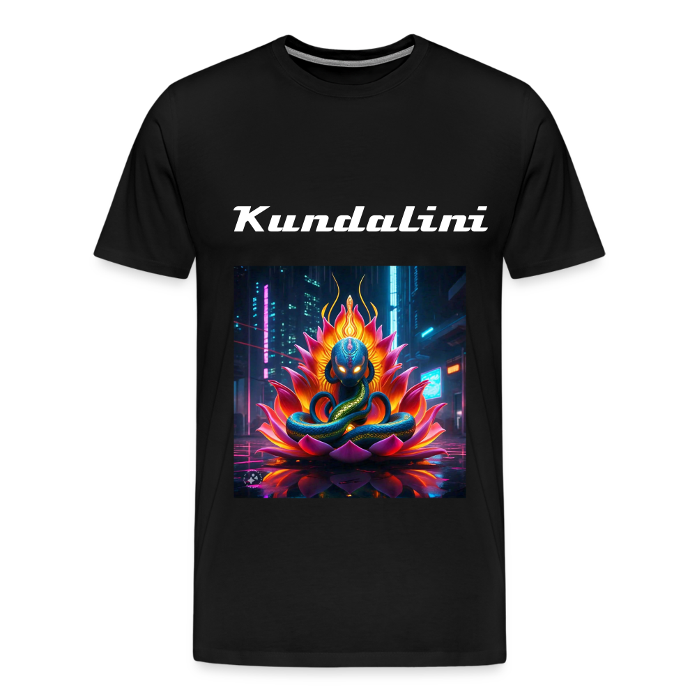 kundalini Lotus Serpent shirt - black