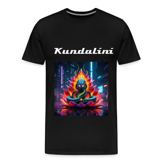 kundalini Lotus Serpent shirt - black