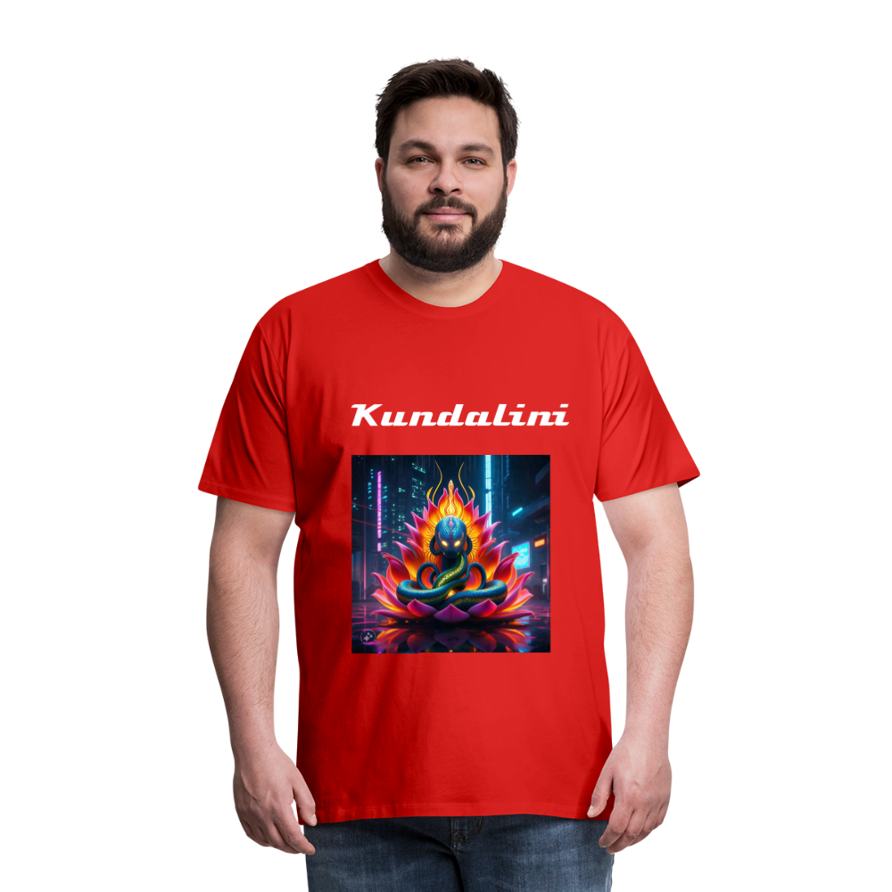 kundalini Lotus Serpent shirt - red