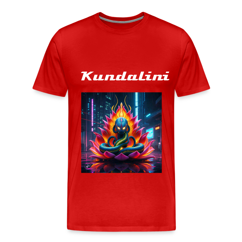 kundalini Lotus Serpent shirt - red