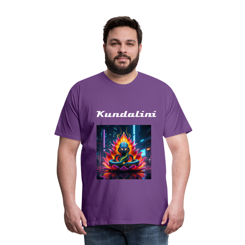 kundalini Lotus Serpent shirt - purple