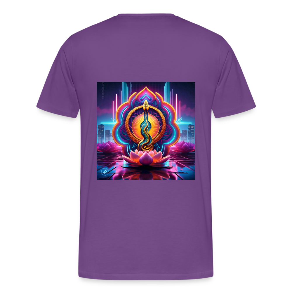 kundalini Lotus Serpent shirt - purple