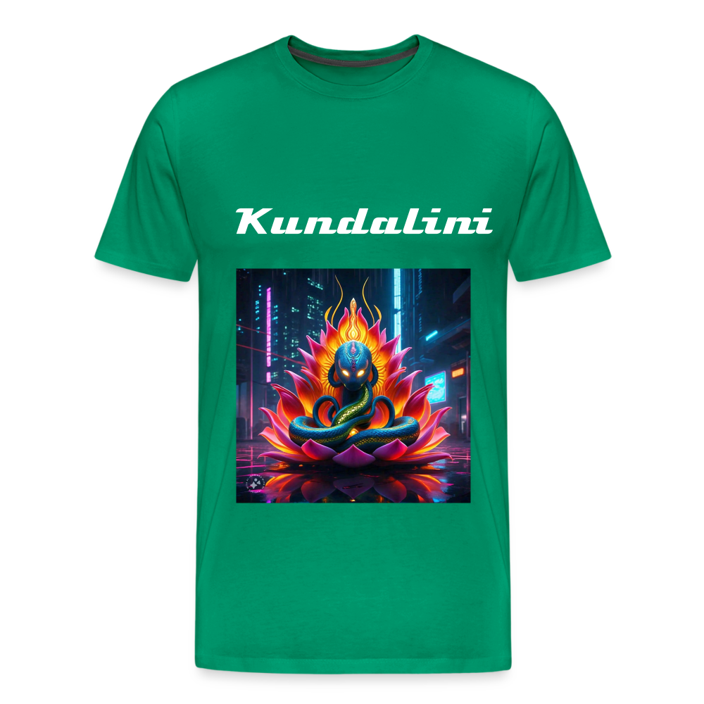 kundalini Lotus Serpent shirt - kelly green