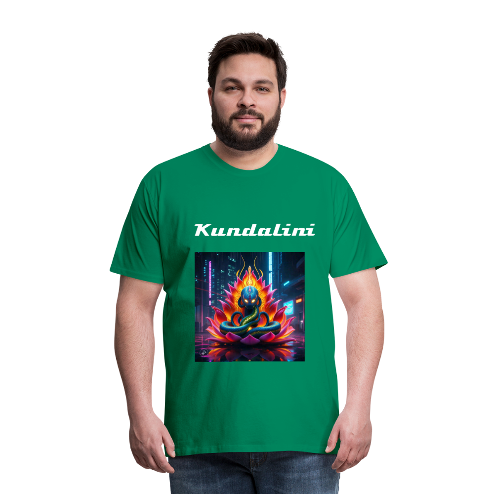 kundalini Lotus Serpent shirt - kelly green